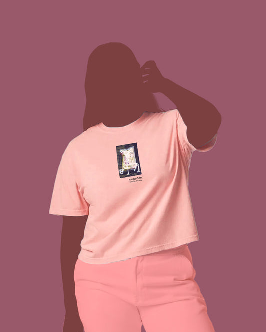Wearable Art Boxy Tee – "E171"