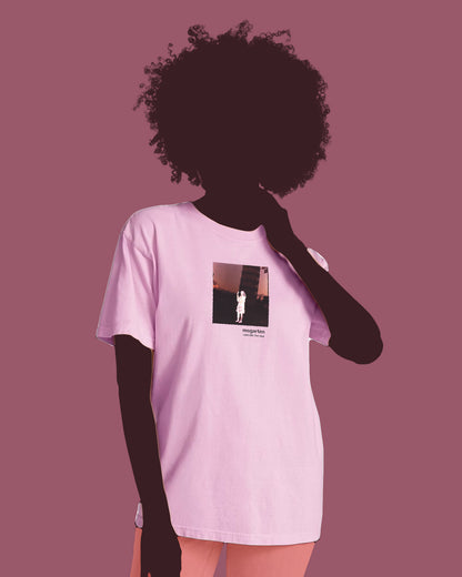 Wearable Art Unisex Tee – "Holding Up the Leaning Tower with a Painted Negative"