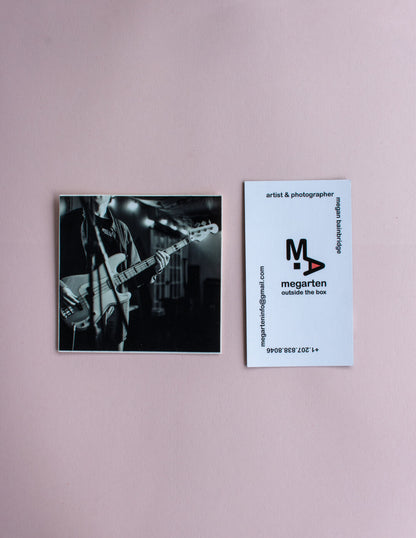 Sticker - Sticker - Sticker 3.11" x 3" Eddie on Bass image