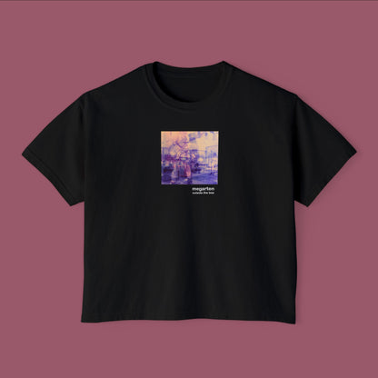 Wearable Art Boxy Tee – "Punk in Pink"