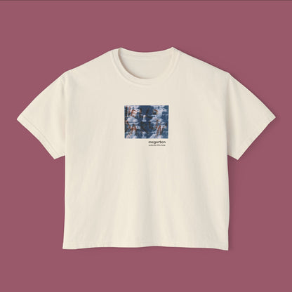 Wearable Art Boxy Tee – "Hello Darlin'"