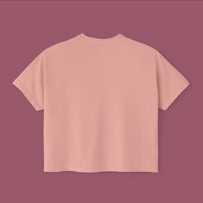 Wearable Art Boxy Tee – "Hello Darlin'"
