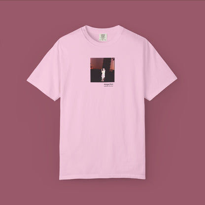 Wearable Art Unisex Tee – "Holding Up the Leaning Tower with a Painted Negative"