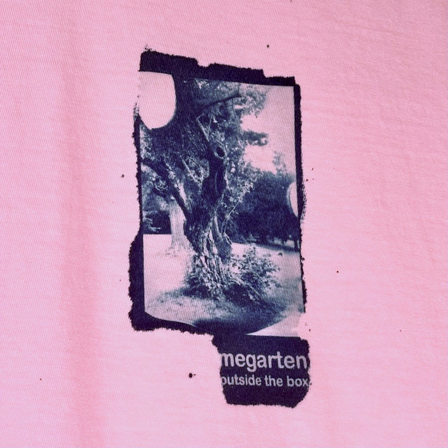 Wearable Art Cyanotype Tee – "The Knotted Tree of Elizabeth Park"