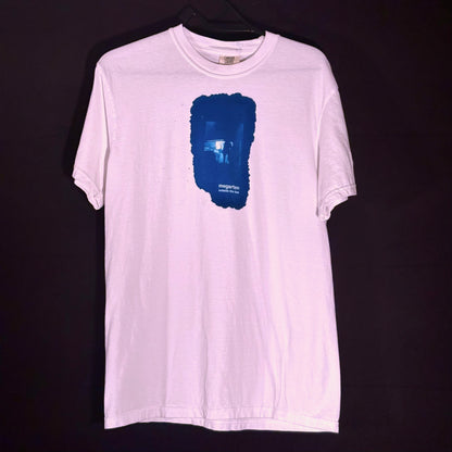 Wearable Art Cyanotype Tee – "Lift Your Dress"