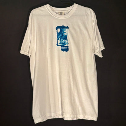 Wearable Art Cyanotype Tee – "The Knotted Tree of Elizabeth Park"