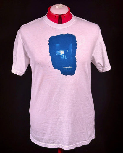 Wearable Art Cyanotype Tee – "Lift Your Dress"