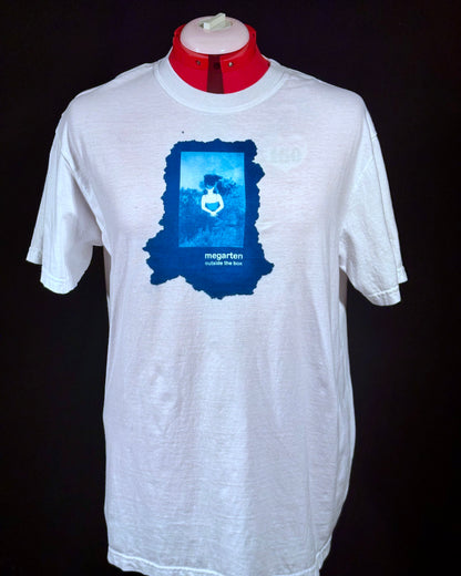 Wearable Art Cyanotype Tee – "Marisa the Water Nymph"